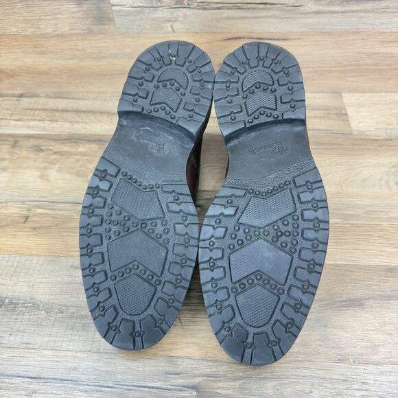 Allen Edmonds Brown Baseball Glove Oil Tanned Leather Mapleton 9D Made in USA - Picture 3 of 8